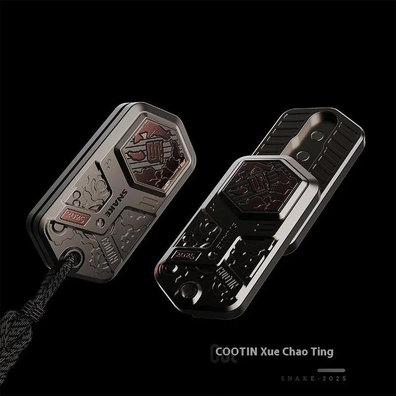 Trendy Black Mamba Snake Stainless Steel Magnetic Stress Relief Toy Fidget Spinner Edc Stress Reducer Toys For Adults Kids