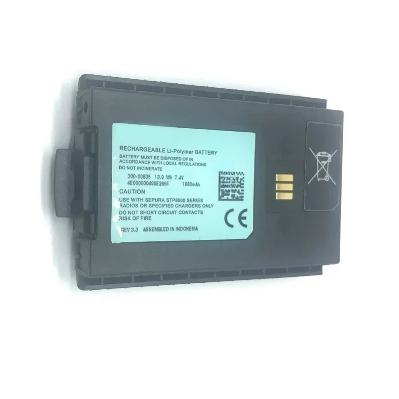 7.4V 2pcs 423566 For Sepura Series Radio STP8000 STP9000 STP8035 Walkie Talkie 2S-LPP 1880mAh Li-ion Rechargeable Battery