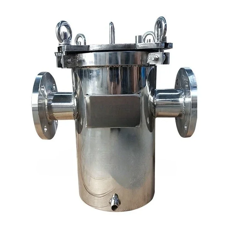 1.0-- 2.5Mpa Basket Filtering Water Industrial Filter for Oil Gas Filtration