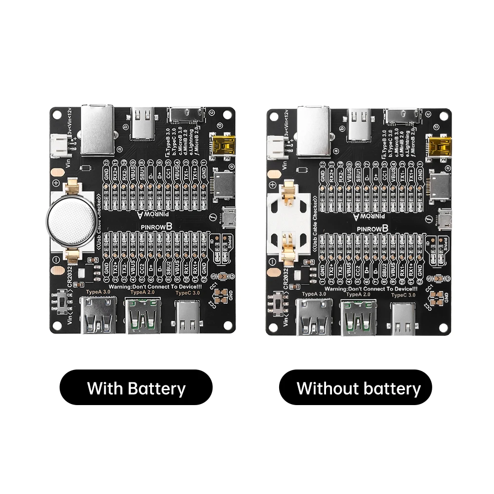 USB Data Cable Test Board Data Cable Charging Test Board Micro Type A Type B Type-C Test Board Tool