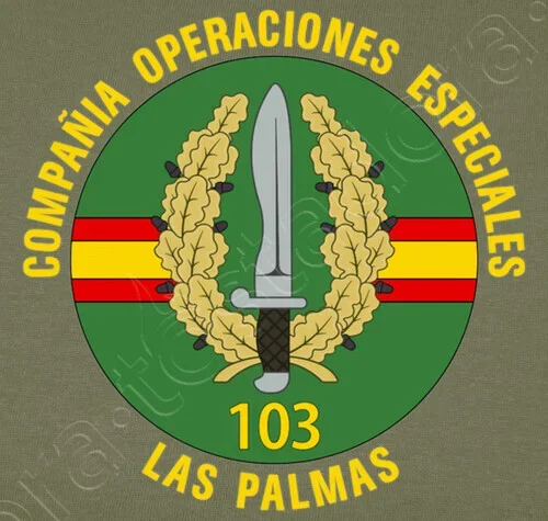 C.O.E LAS PALMAS Spanish Army Special Force T-Shirt Short Sleeve Casual O-Neck Harajuku Shirts