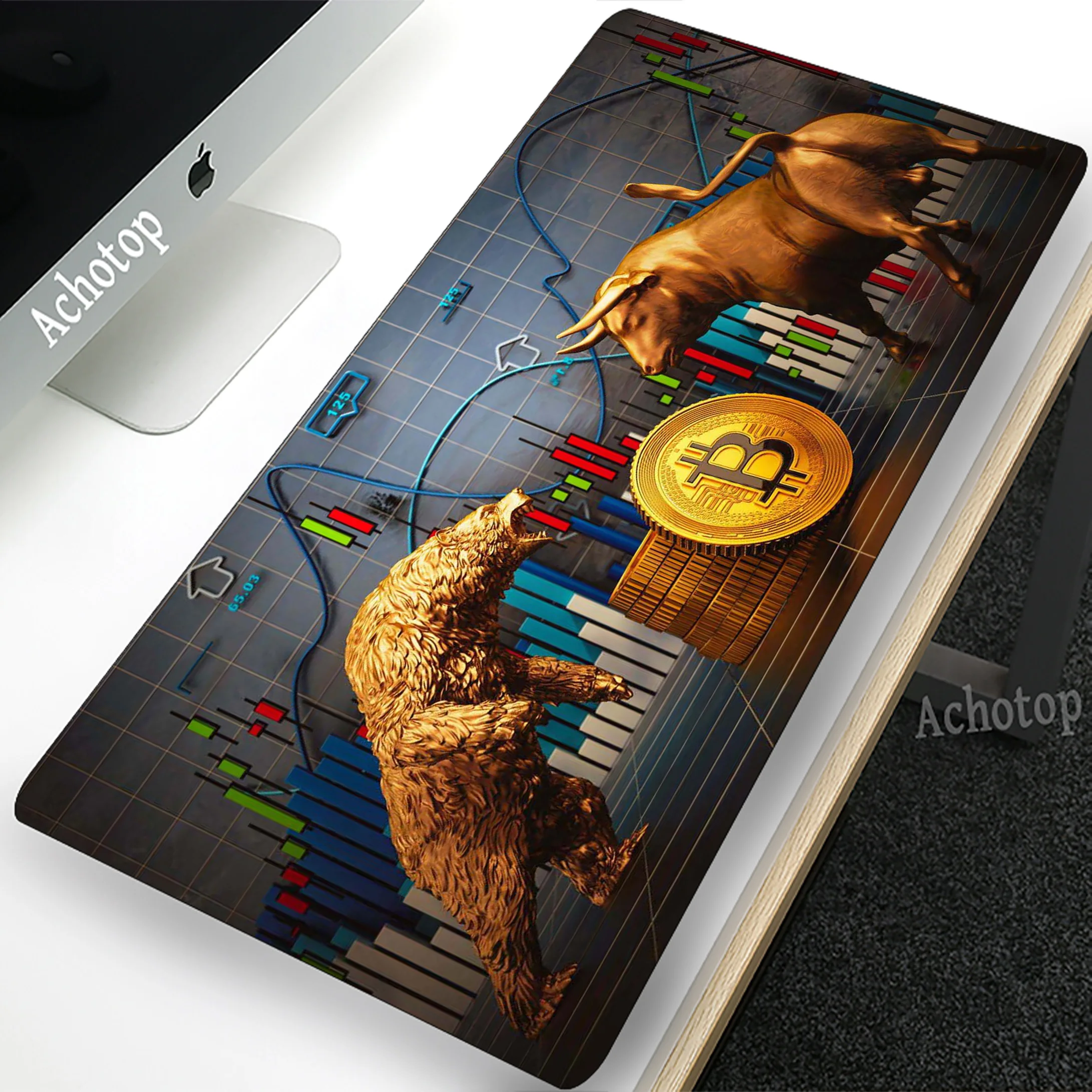 Stock Market Chart Pattern Mouse Pad Gaming Laptop Game Mouse Mat Mousepad Коврик Для Мыши Desk Mat Notebook Speed Keyboard Pads