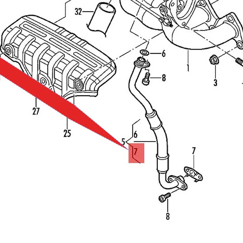 Junta de tubo turboalimentada para VW CC Eos Polo Sharan Scirocco Passat Variant Jetta Beetle Cabrio Touran 03C 145 757 A / D