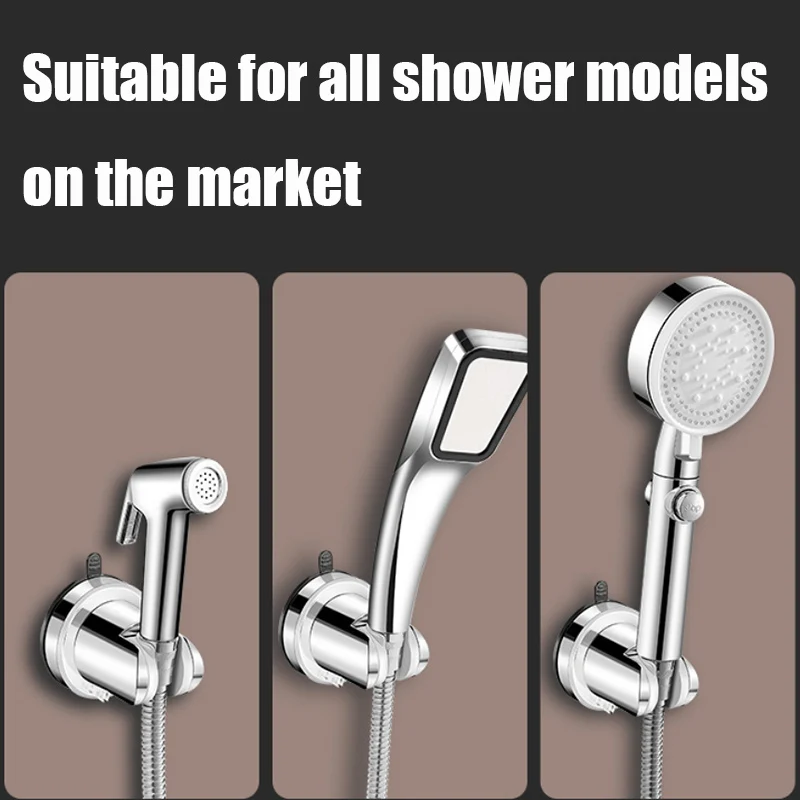 Adjustable Shower Rack Suction Cup Type Lotus Canopy Bracket Handheld Shower Head Bathroom Nozzle Fixed Base