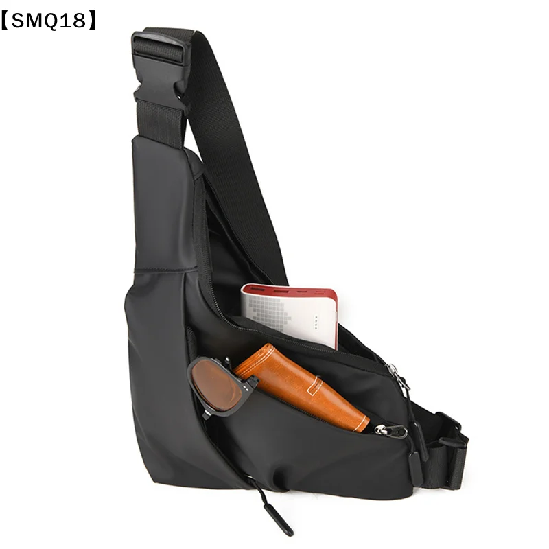 bolsa-de-peito-masculina-antifurto-bolsa-triangular-de-couro-a-prova-d'agua-para-lazer-carteira-crossbody-bolsa-de-ciclismo【smq】