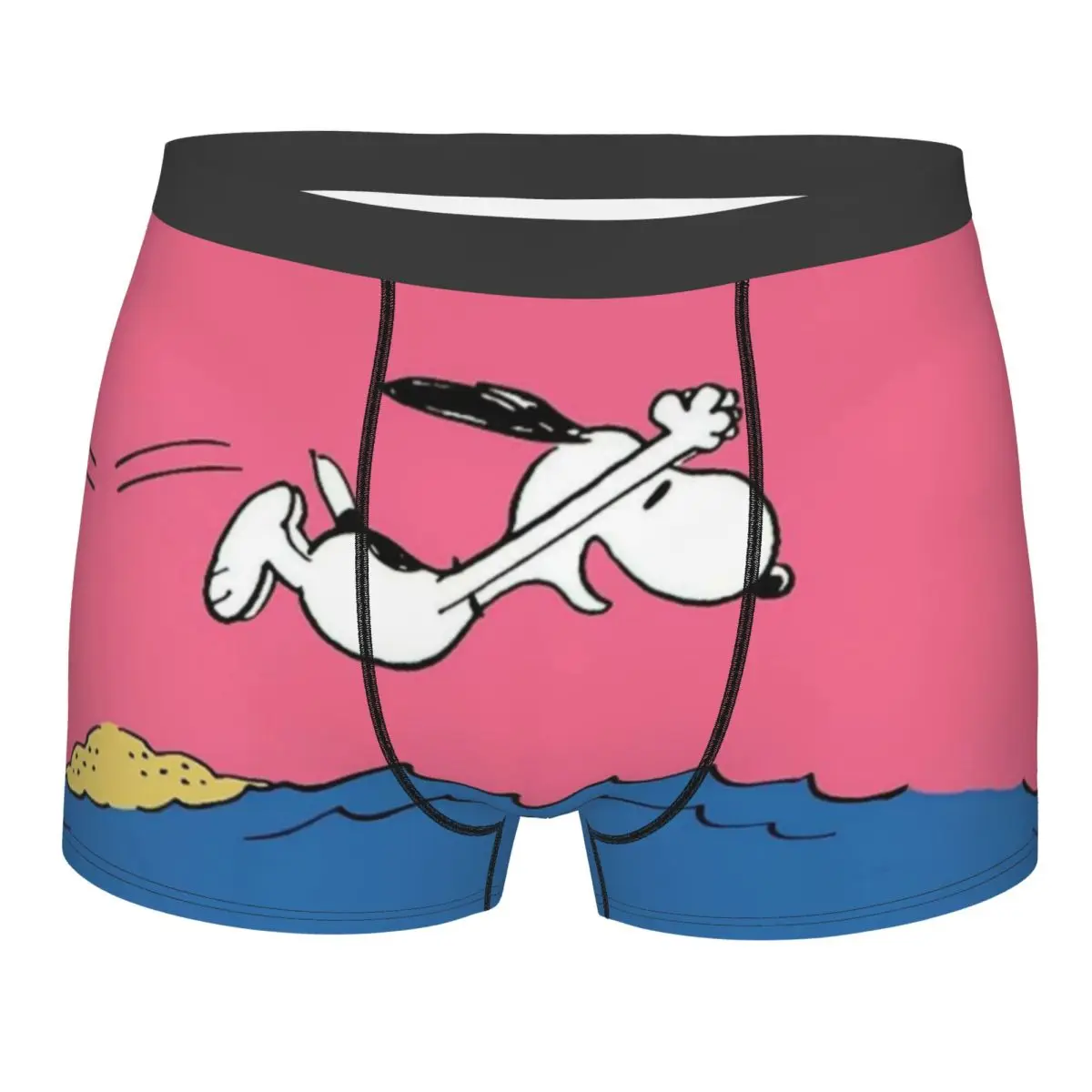 

Custom Cute Cartoon S-Snoopys Boxers Shorts Mens Briefs Underwear Cool Underpants