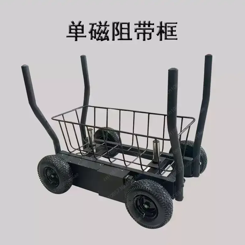Sled Car Adjustable Resistance Barbell Cart