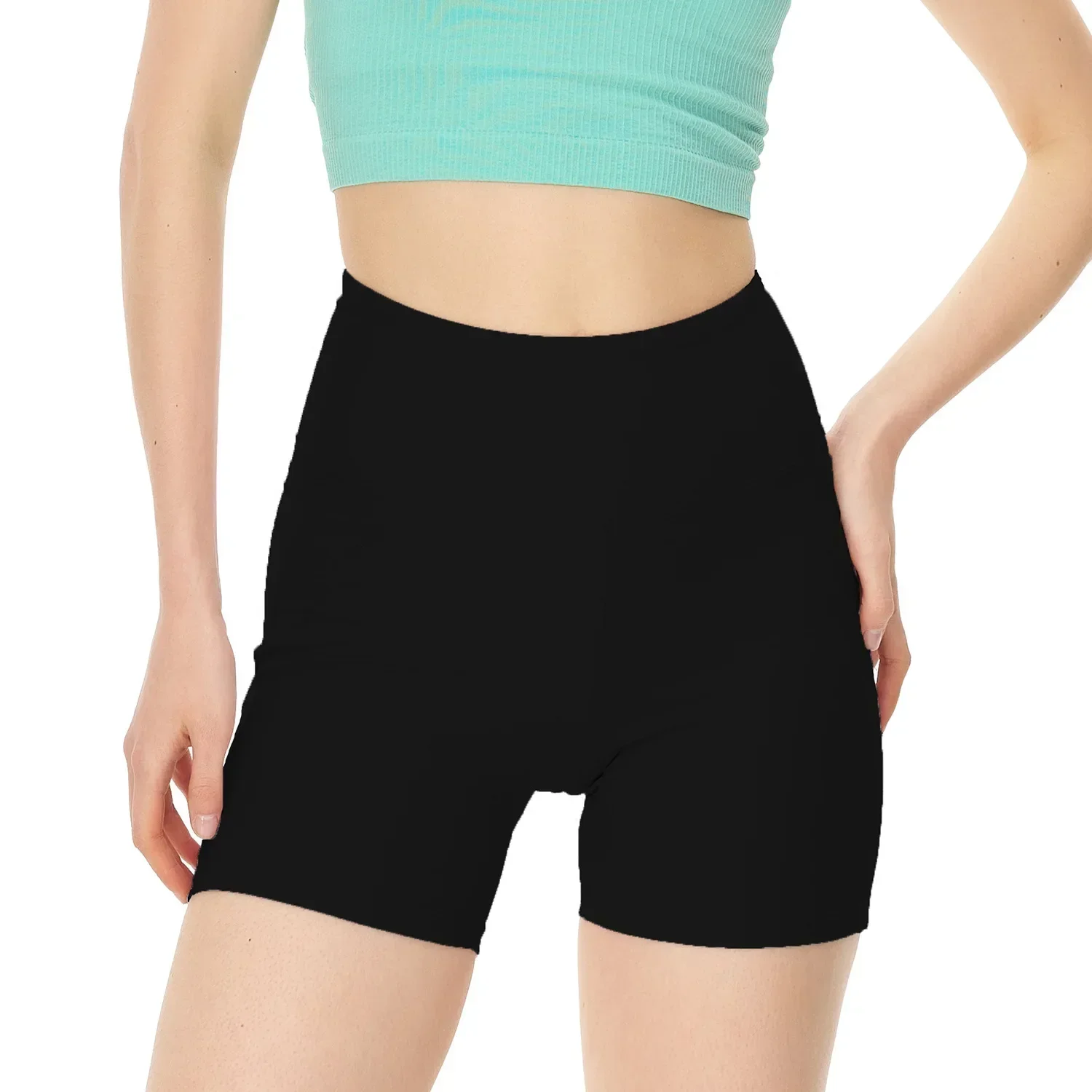 High Waist Yoga Shorts with Side Pockets for Women, Perfect for Spring and Summer Workouts