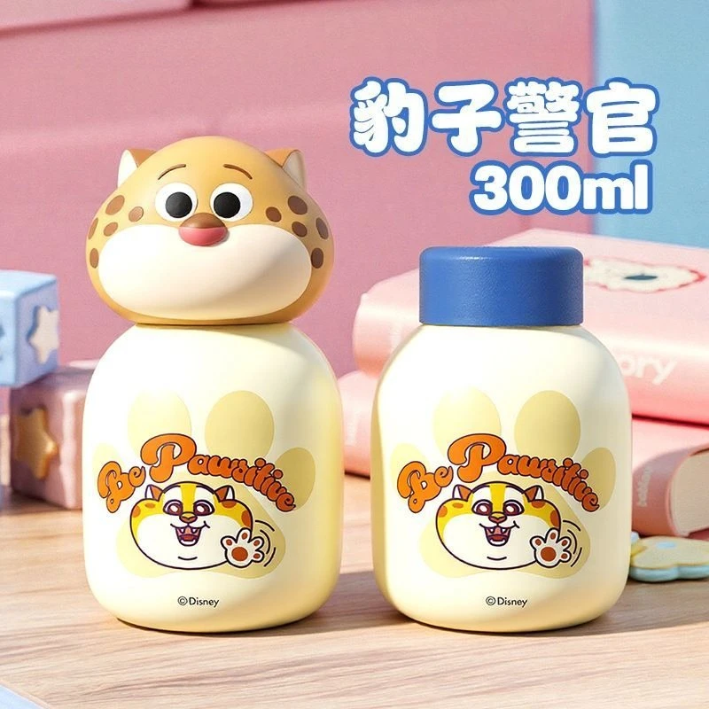 Nowy kubek Disney Zootopia Nick Wilde Judy Hopps leniwiec kreatywny wysokiej jakości nadruk animowany kreskówkowy dla par ze stali nierdzewnej