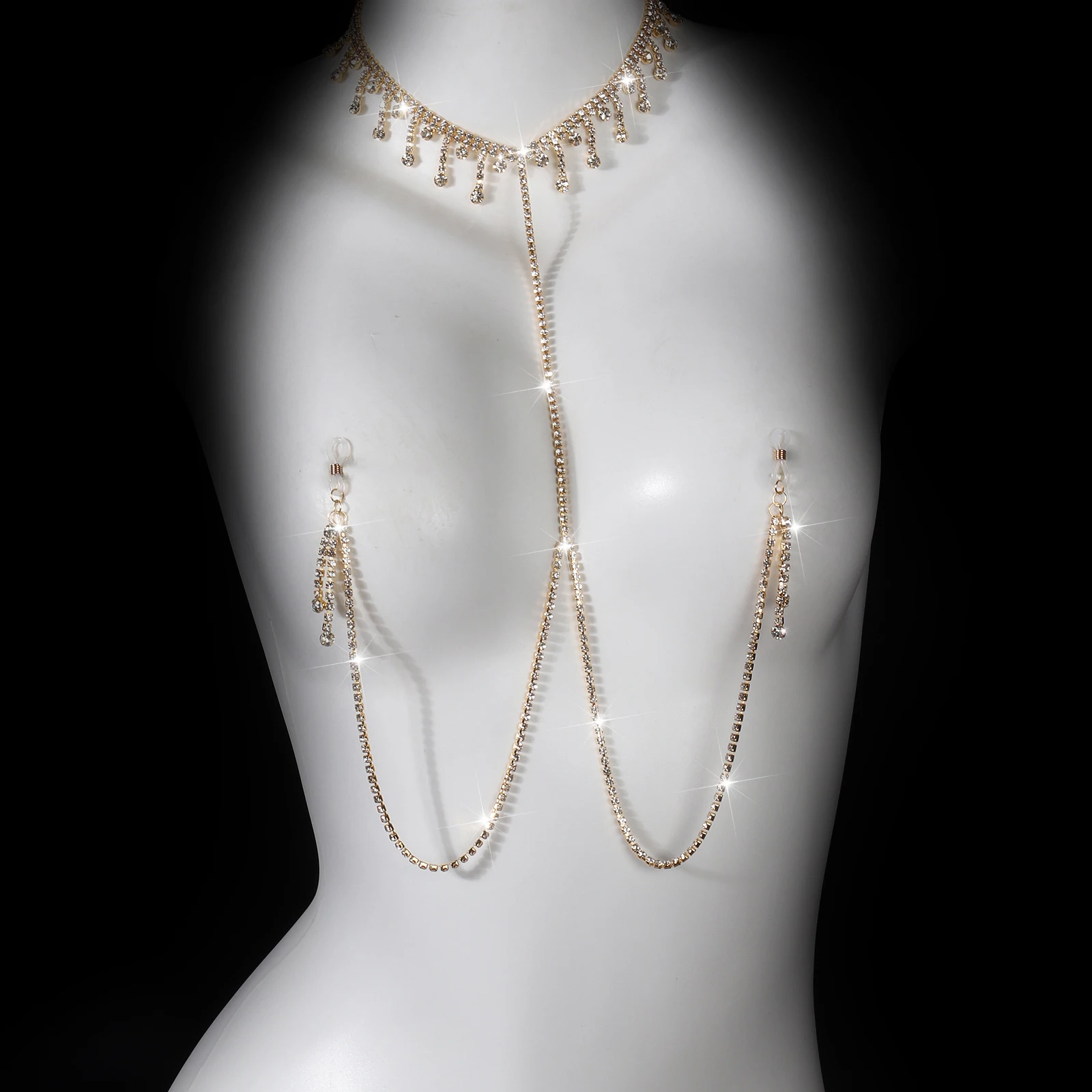 Body Jewelry Art - 1 women's luxurious and sexy waterdrop