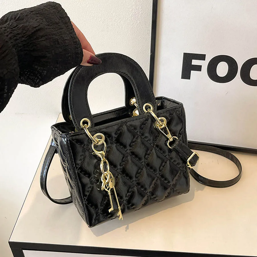 

Faionable Lady Bag, новинка 2025, маленькая сумка через плечо с бриллиантами, маленькая сумка Fraance Sle Godd, женская сумка