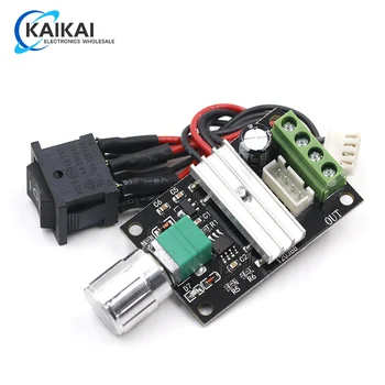 DC 6V 12V 24V 28VDC 3A 80W PWM มอเตอร์ควบคุมความเร็วตัวควบคุมปรับความเร็วตัวแปร Potentiometer สวิตช์เปิด/ปิด