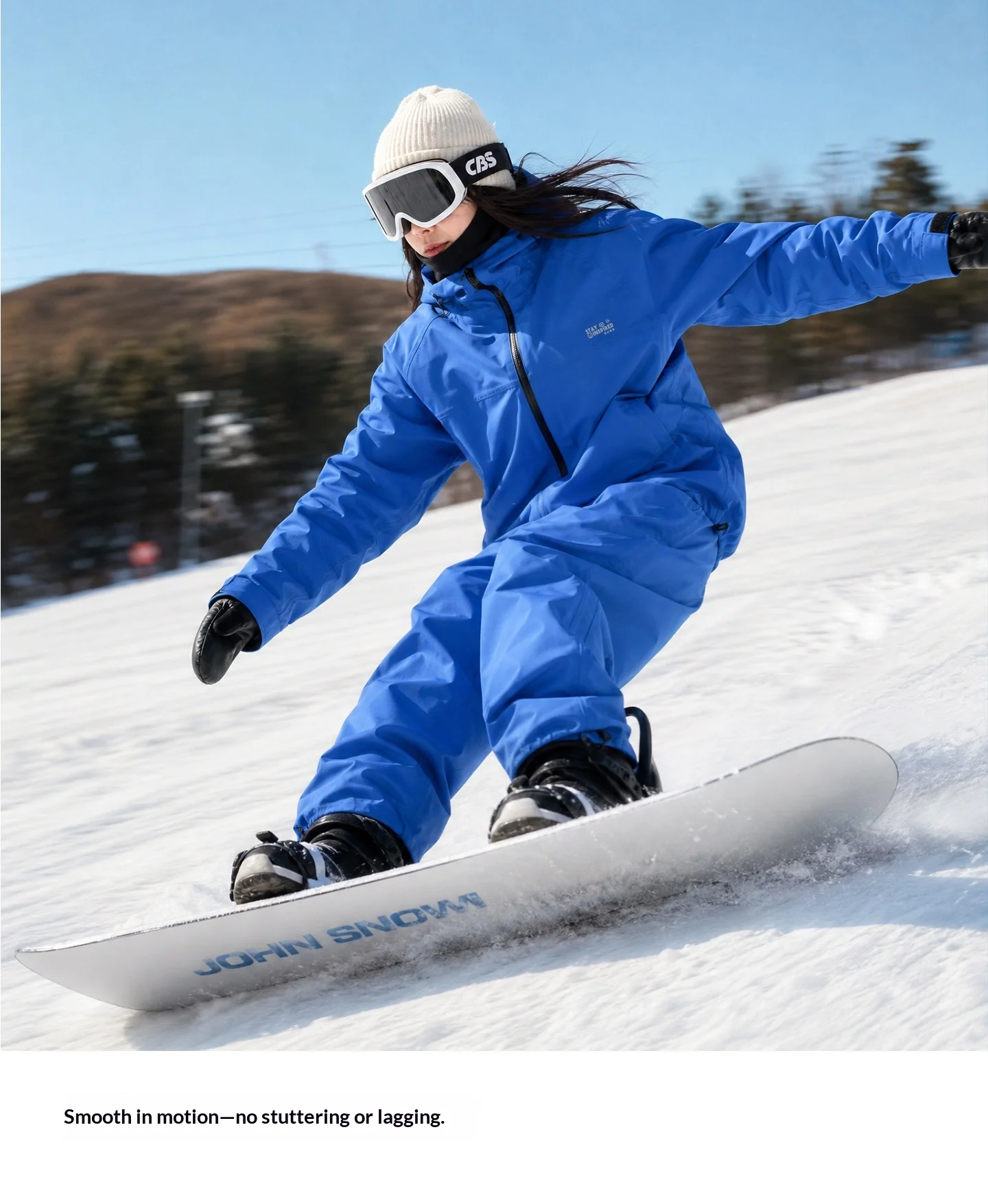 John Snow 2025 Neuer Ski-Anzug für Paare, Einzel- und Doppelmodell, locker geschnitten, wasserdicht, wärmeisolierend, Skihose und Skijacke – Detail 15