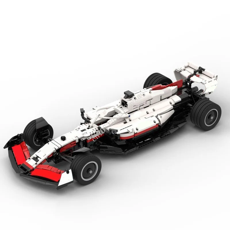 

2539PCS MOC Speed Champions Haas F1 Team VF-22 Model Building Blocks Technology Bricks Assembly Kids Toys Holiday Gifts