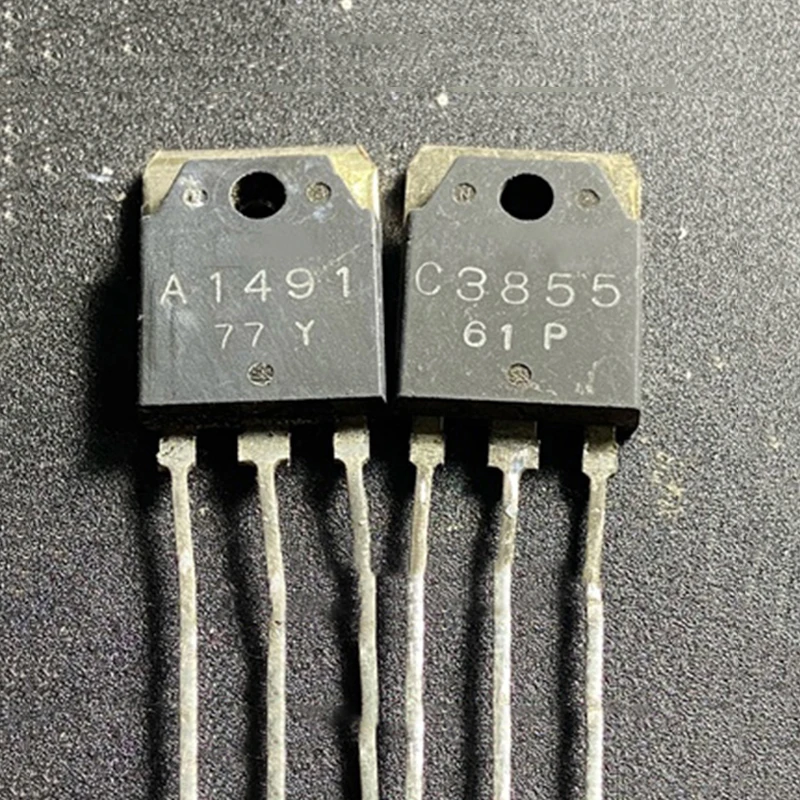 10pcs A1491 C3855 2SA1491 2SC3855 TO-247 (5pair) In Stock