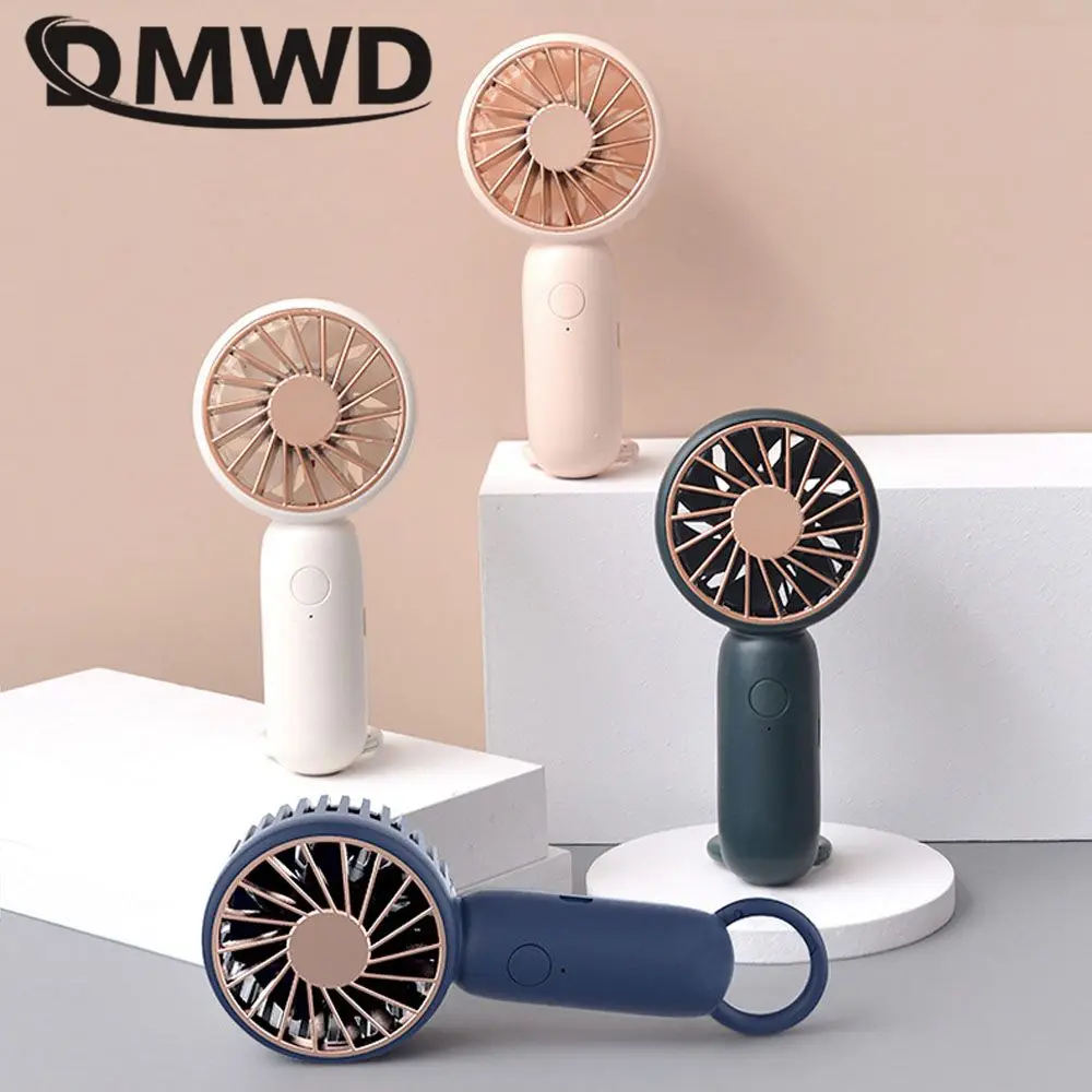 

DMWD Electric Fan Air Circulation Conditioner Portable Cooler Mini Cooling Machine 3 Gear Rechargeable With Carabiner 500mAh