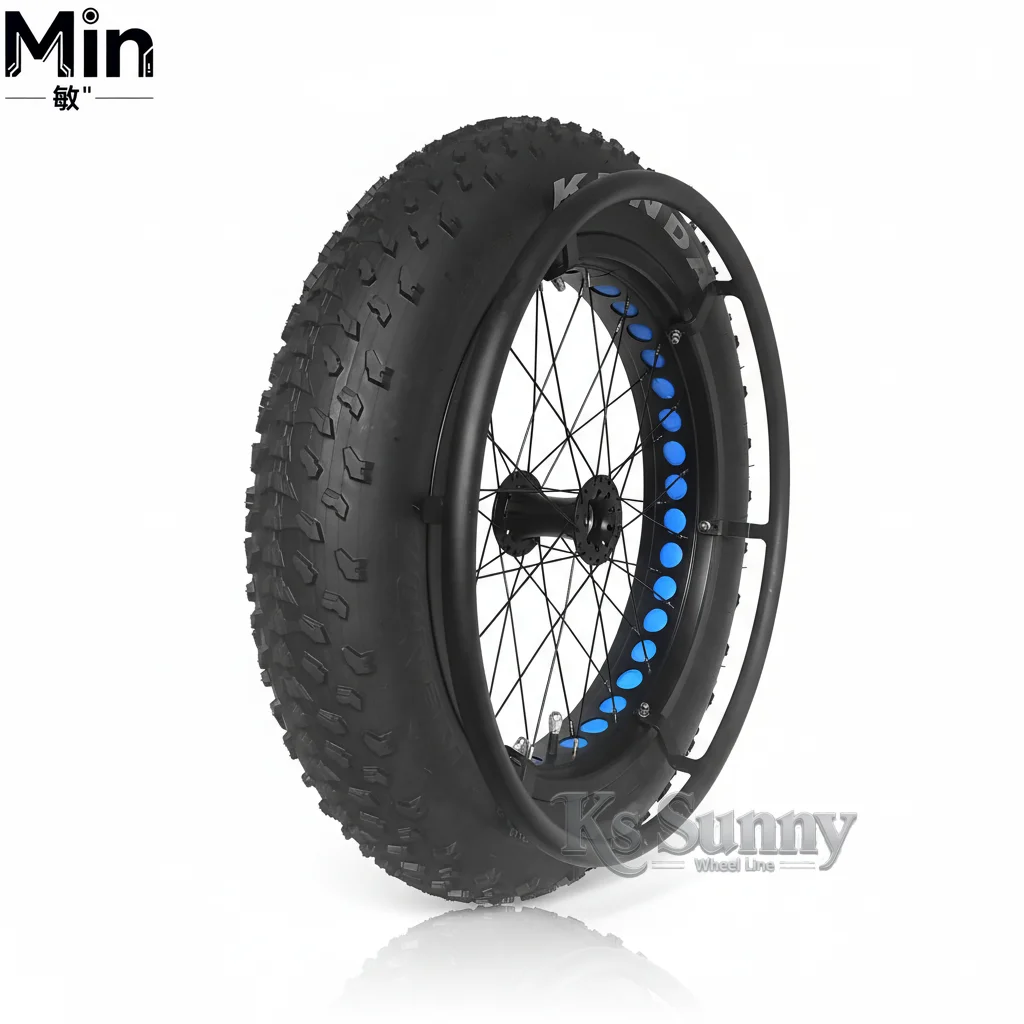

Direct Replacement 20x4.0 Wheel, Tire Off-Center Hub Design