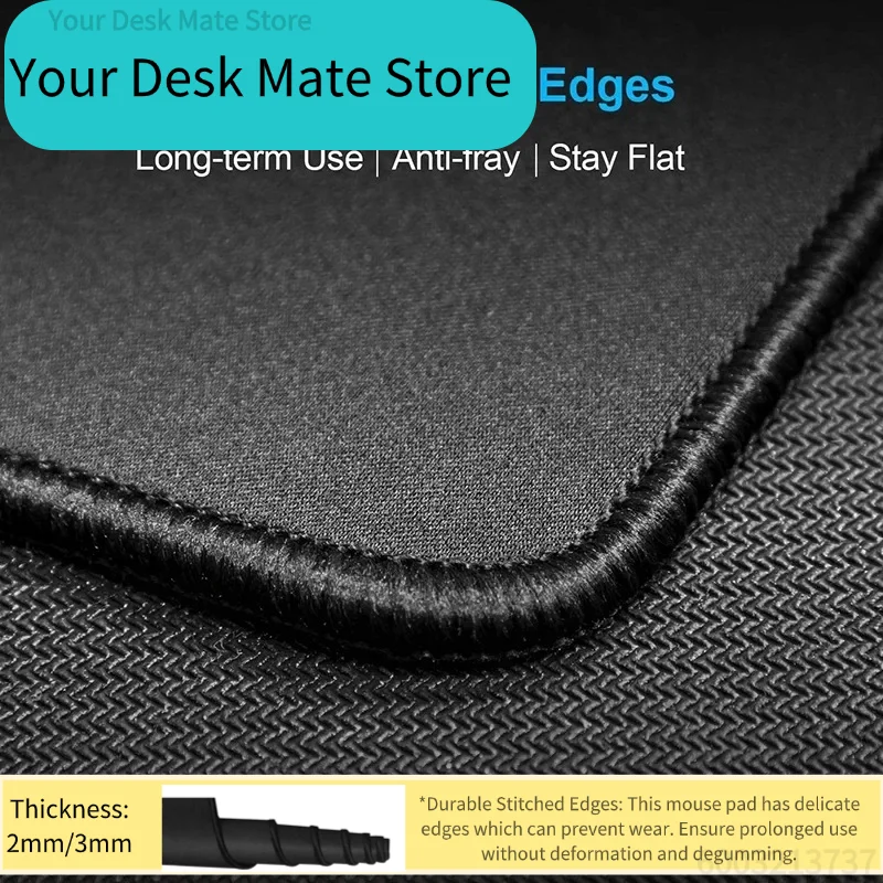 سجادة مكتب كبيرة سوداء بنقشة ر - مراجعة Rubber Mat Desk وسعره
