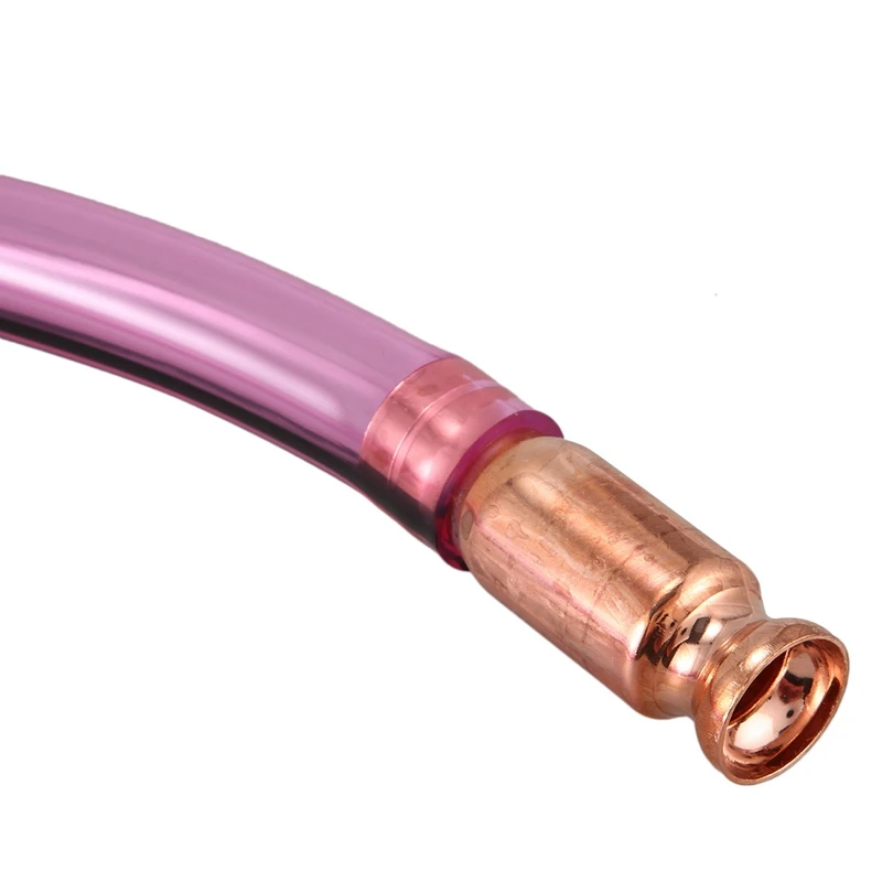 2Pcs 25Mm X 2M PVC Fuel Siphon Hose Copper Jiggler Jiggle Siphon Pump Water Pipe