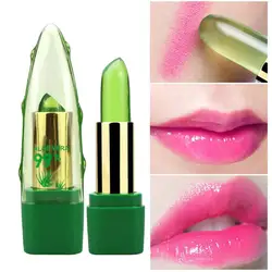 Color Changing Lipstick Moisturizing Aloe Lip Balm Long-lasting Magic PH Color Change Jelly Lipstick Tinted Makeup Lip