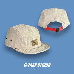 Minority Cloth Label Workwear Short-Brimmed Hat Baseball Cap Female Summer Tide All-Match Street Short Brim Peaked Cap Male