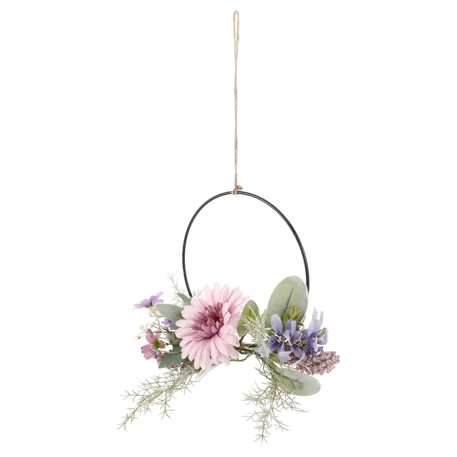 

Artificial Garland Simulated Flower Door Floral Wreath Front Hanging Fake Home Decor