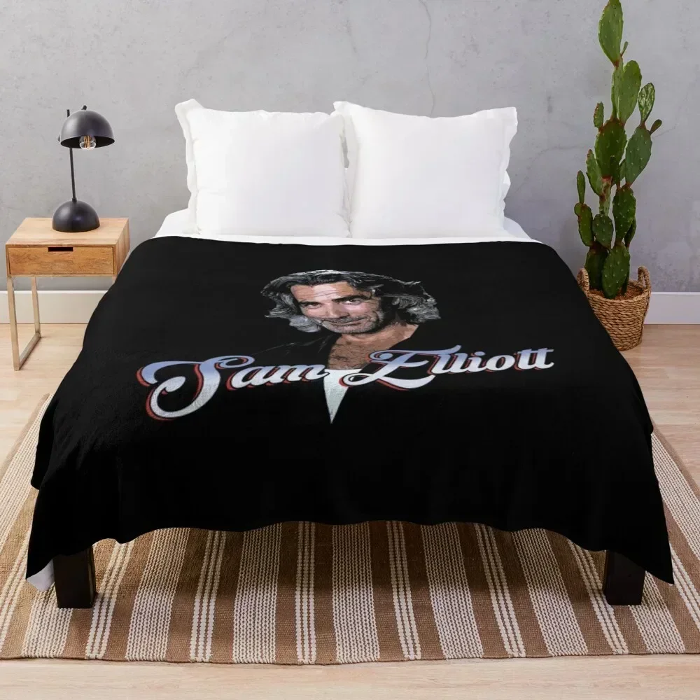 

Sam Elliott Throw Blanket Flannel For Decorative Sofa Blankets Softest Nap Blankets