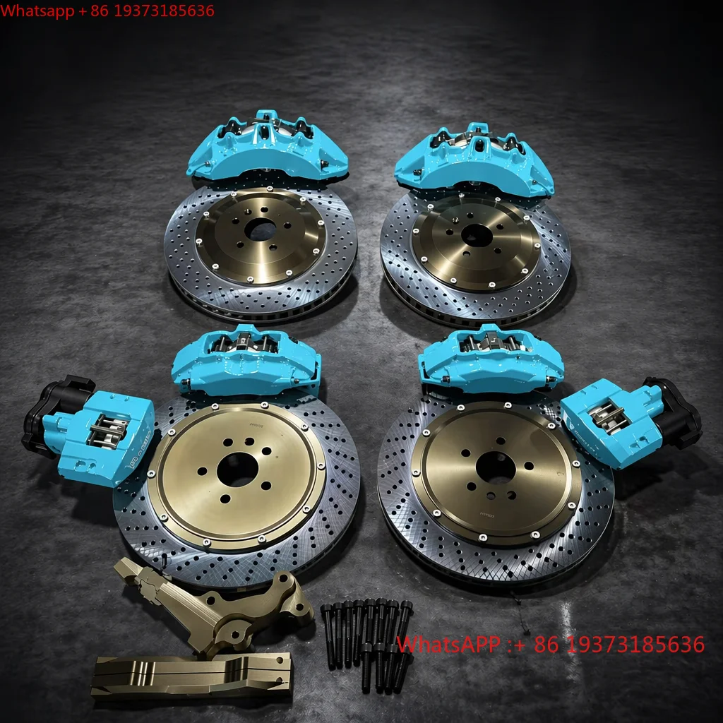 V6 Big Brake Kit for Grand Cherokee Wrangler BMW 3 Series G20/M340i Audi A4 B9/S4 Auto Brake Calipers Front 6 Piston Rear EPB