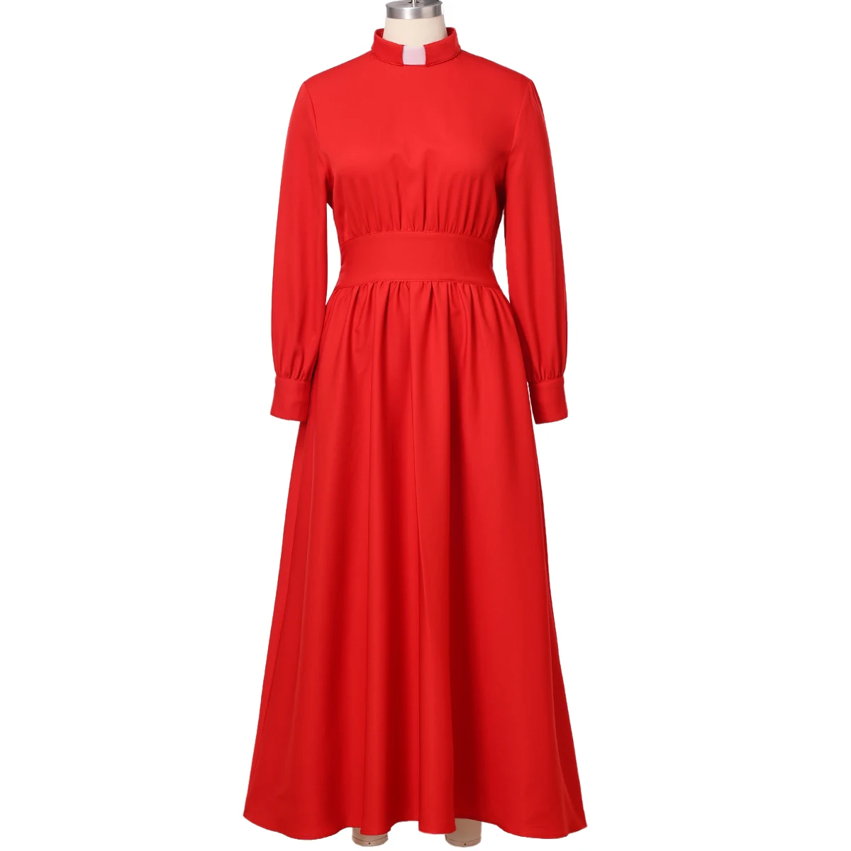 Tab Collar Clergy Dress for Women Minister Costume