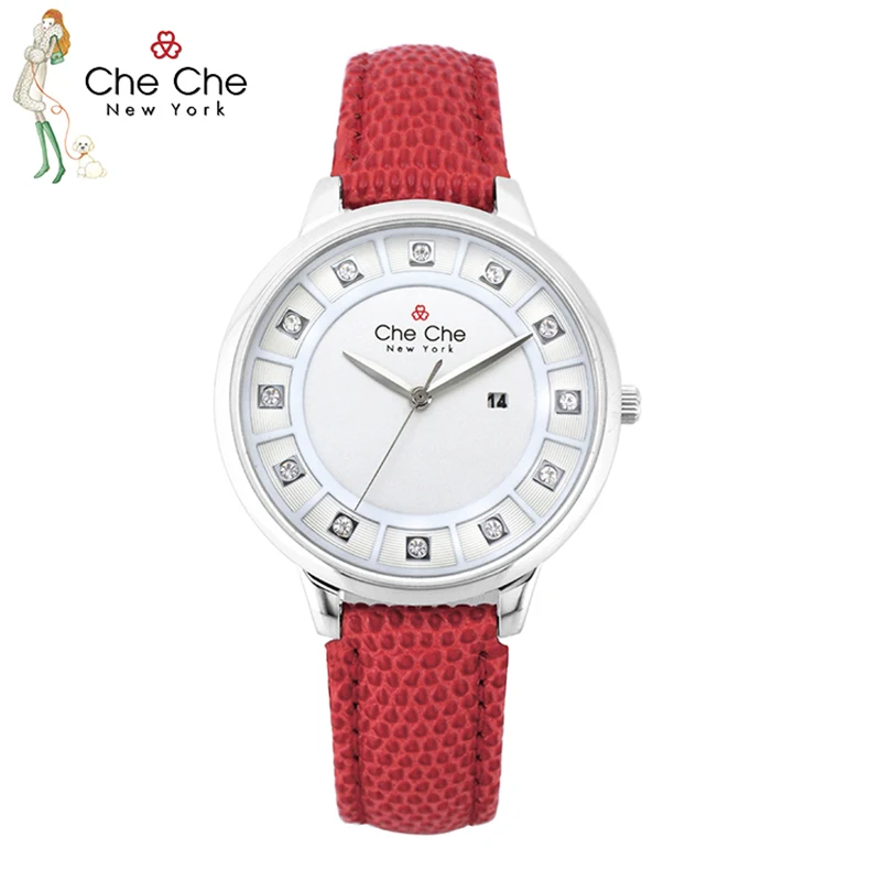 CHE CHE CC034 Woman watch new fashion niche luxury stone women's watches Korean version of the gas ultra-thin Harajuku gift