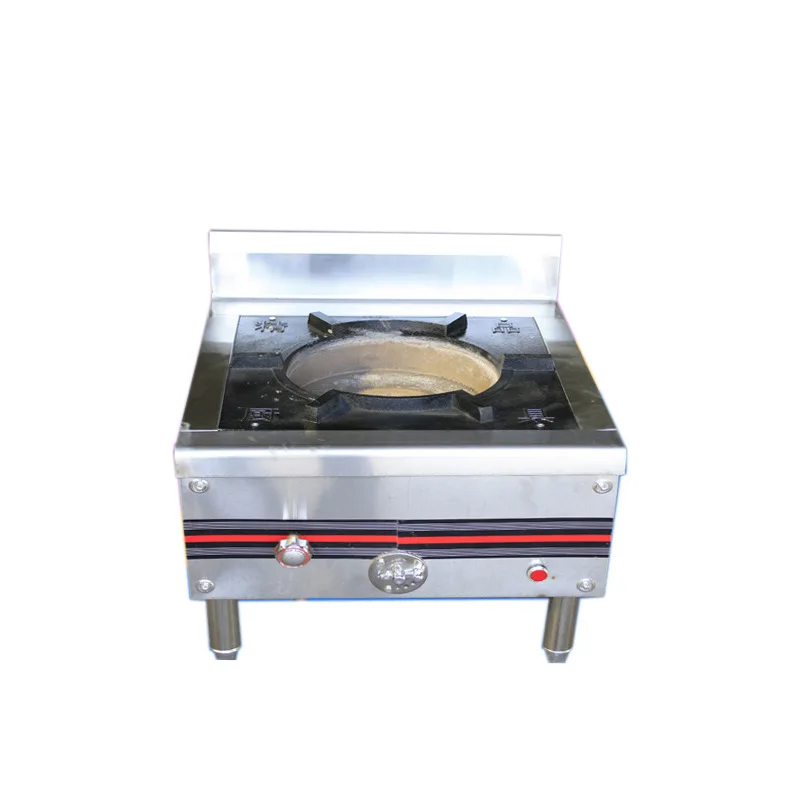 Commercial gas stove, low soup stove, double single-eye, low-stock stove, vegetable oil, white oil, liquid wax