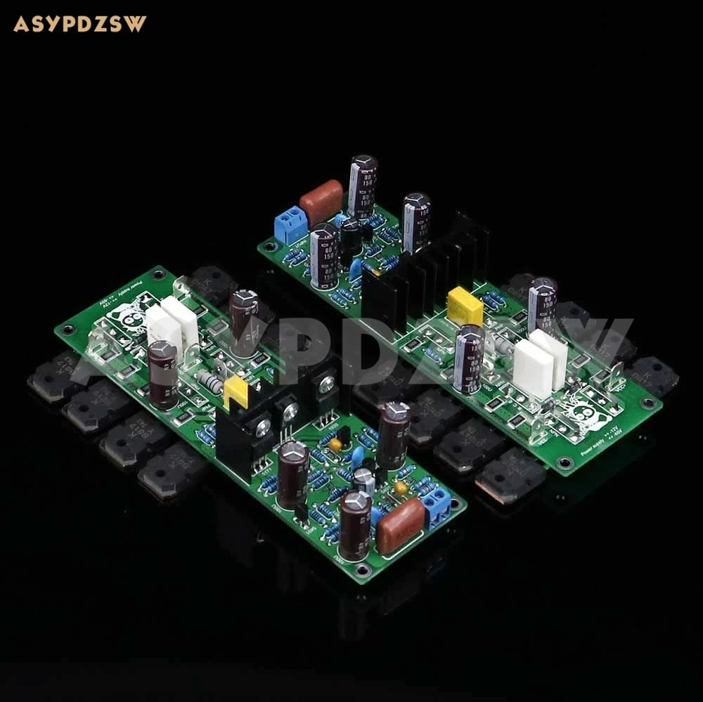 2 CH HIEND L20.5 초저왜곡 파워 앰프, 200W DIY 키트, 마감된 보드, KTB817 KTD104