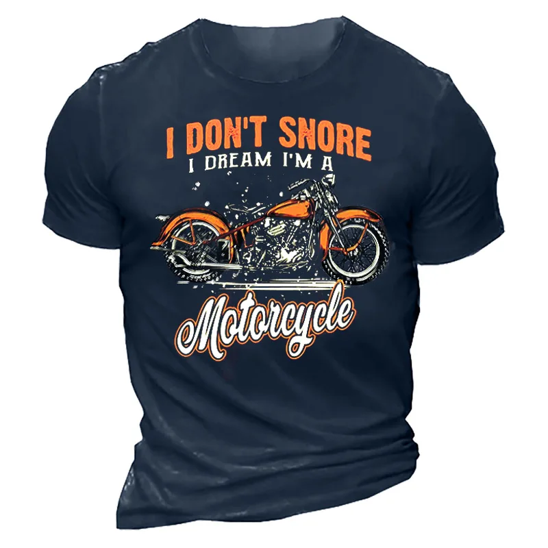 Motorcycle T-shirt For Men Motor Biker 3d Print Vintage Short Sleeve 1976 Tee Shirt Homme Moto T-shirt Racing Clothing Camiseta image 4