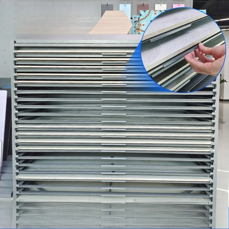 خزانة بأدراج البلاط 20 طبقة سعة كبيرة 75*150 90*180 رف عرض درج من الحديد المطاوع والخشب والحبوب