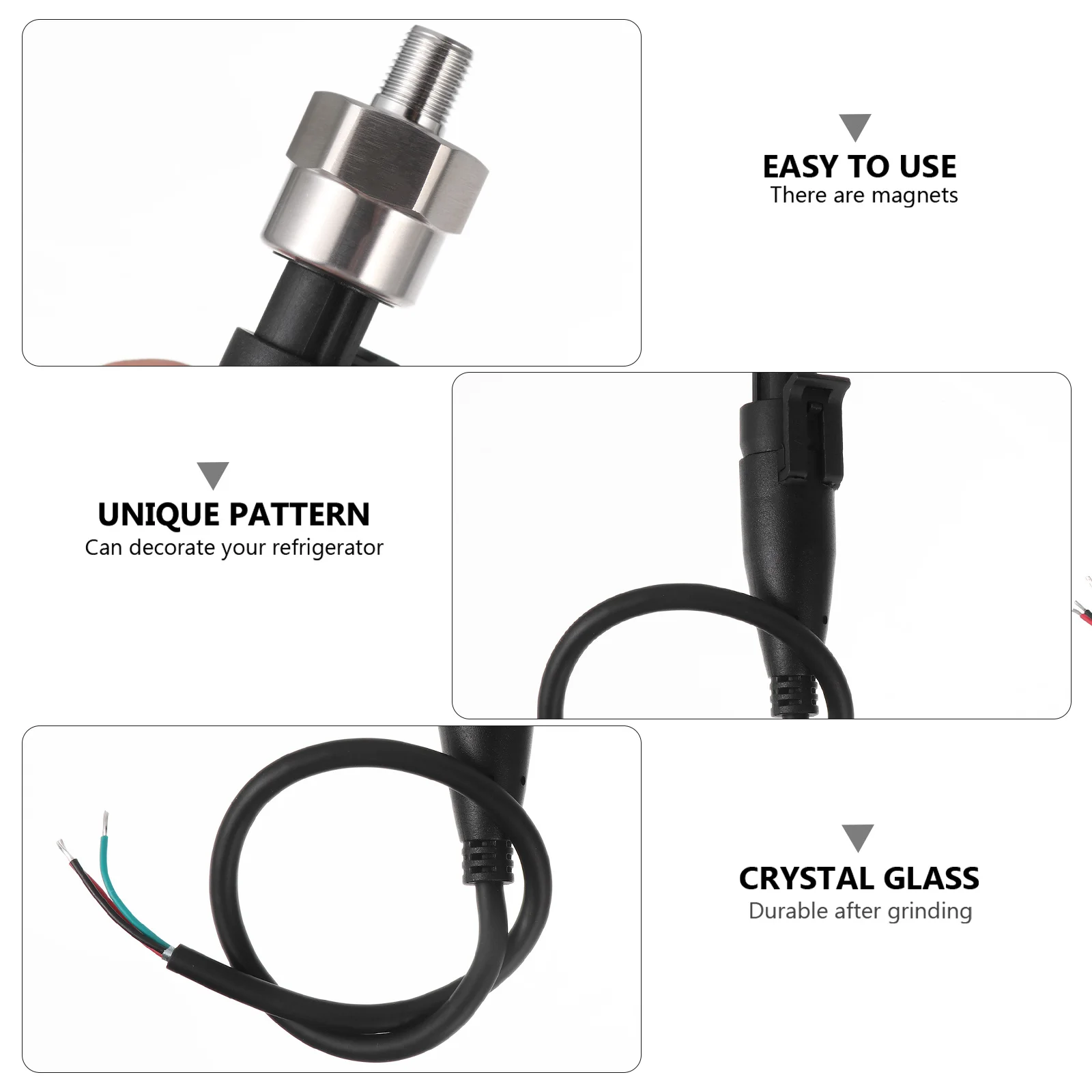 

Precision 150 Psi Pressure Transducer Sender for Oil Fuel Air Water Stable Characteristics Pressure Transducer