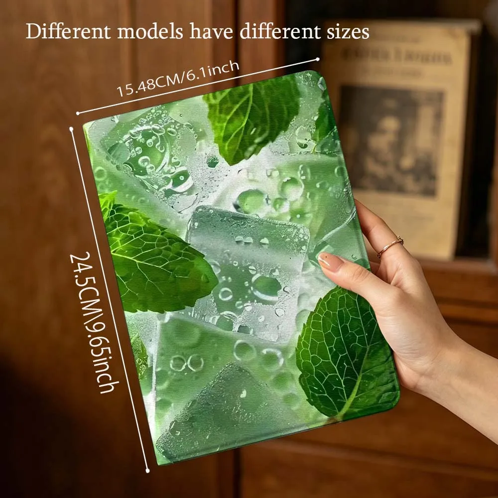 Fotografia 5: Capa de Tablet Mint Ice Cubes Soft para OPPO VIVO IQOO OnePlus Realme Pad 3 Pro 13 12.1 11.61 11.4 10.36 11 polegadas