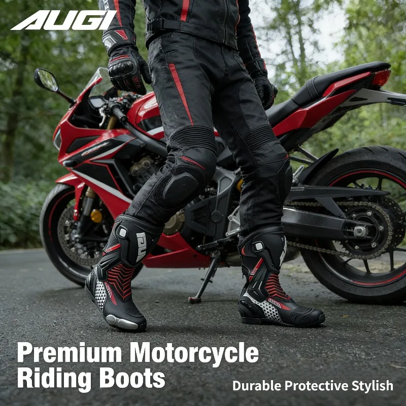 

Мотоциклетные гоночные ботинки для мужчин и женщин, противоскользящие внедорожные мотоботы, износостойкие мотоботинки из сплава с защитой от падений, обувь для мотоциклистов