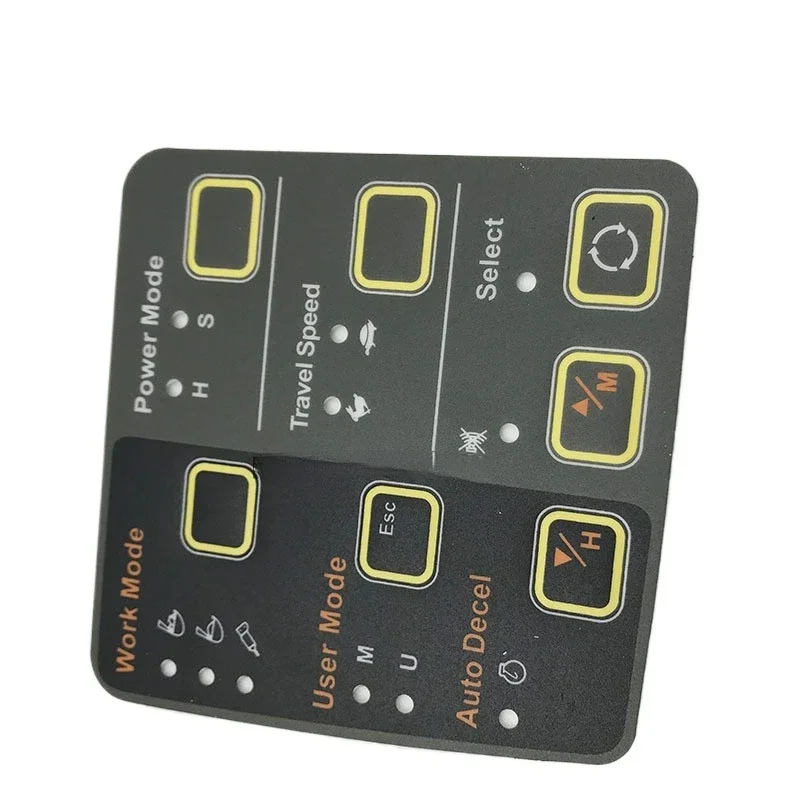 Suitable for excavator 200/215/225/265/305/-7 air conditioning control panel accessories stickers/instruments