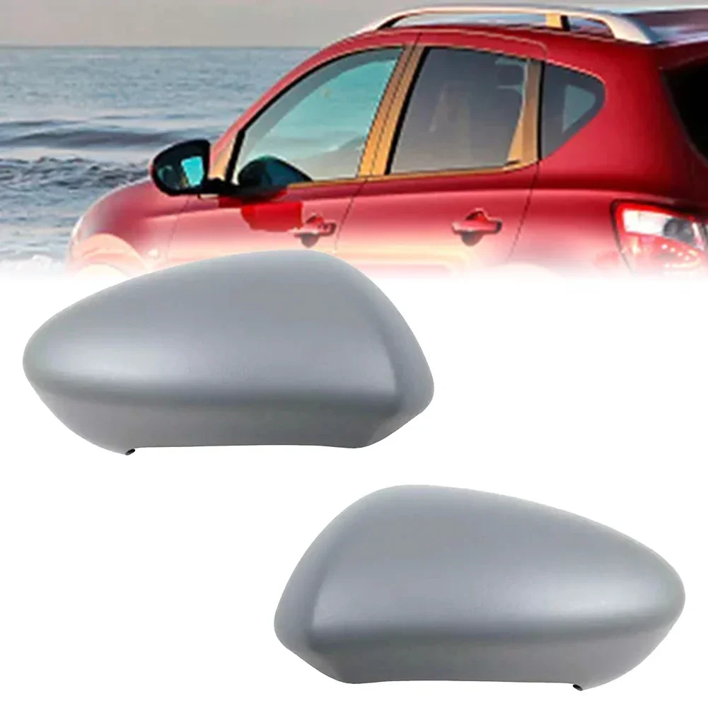 

2pcs Wing Mirror Cap Cover Rearview Mirror Covers Left Right For Nissan For Qashqai For J10 2007-2014 ABS Exterior Parts