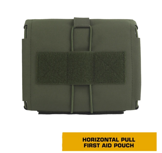 Tactical Level Pull First Aid Bag Quick Detach Molle Medical Bag with Bag Detach Designed for Hunting Camping Pouch