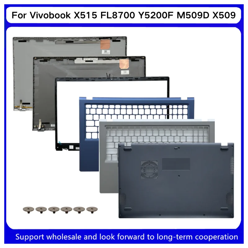 

New For Kailxuling Vivobook X515 FL8700 Y5200F M509D X509 R565M Y5200 F509 Y5200 V5200F LCD Back Cover / LCD Front Bezel Cover