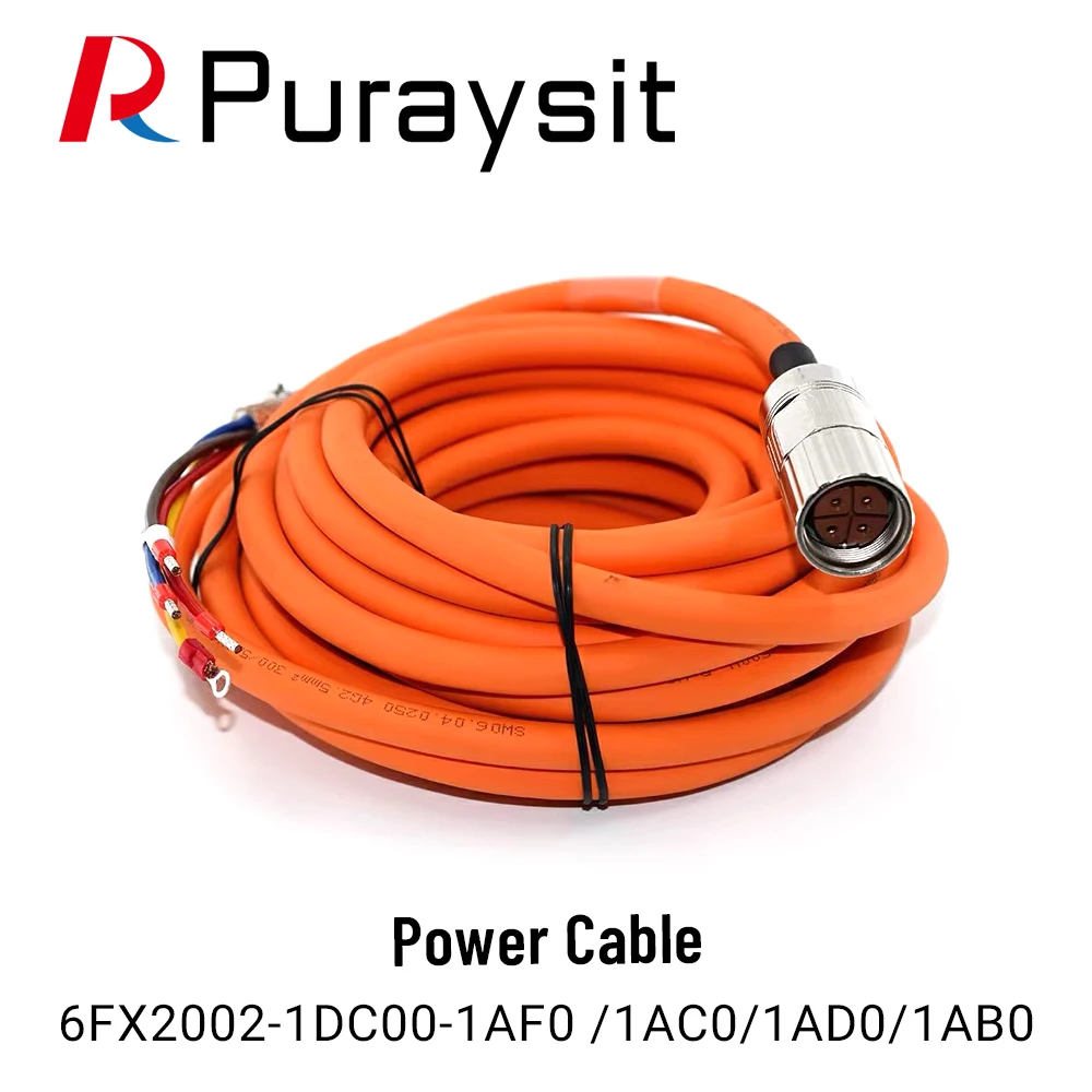 V90 Servo Power Cable 6FX3002-5CL12-1AD0 6FX3002-5CL12-1AF0 6FX3002-5CL12-1BA0 6FX3002-5CL12-1CA0 6FX3002-5CL12-1DA0 for Siemens