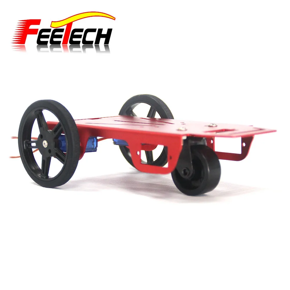 Kit de chasis de robot de coche inteligente electrónico con unidad 2WD FT-MC-001