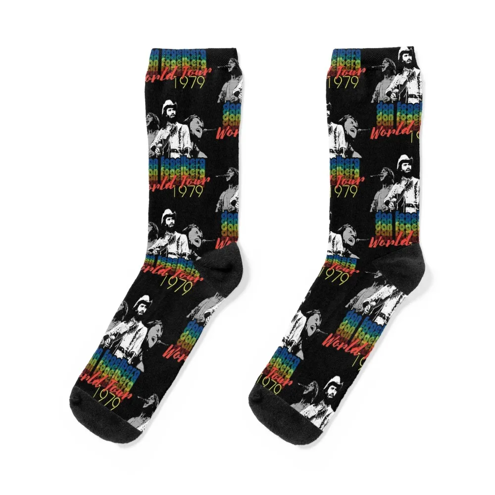 Dan music Fogelberg World Tour 1979 Socks gift cartoon soccer anti-slip Socks Man Women's