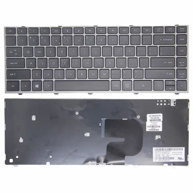 New Keyboard for HP ProBook 4340s 4341s 4345s 4346s with Bezel