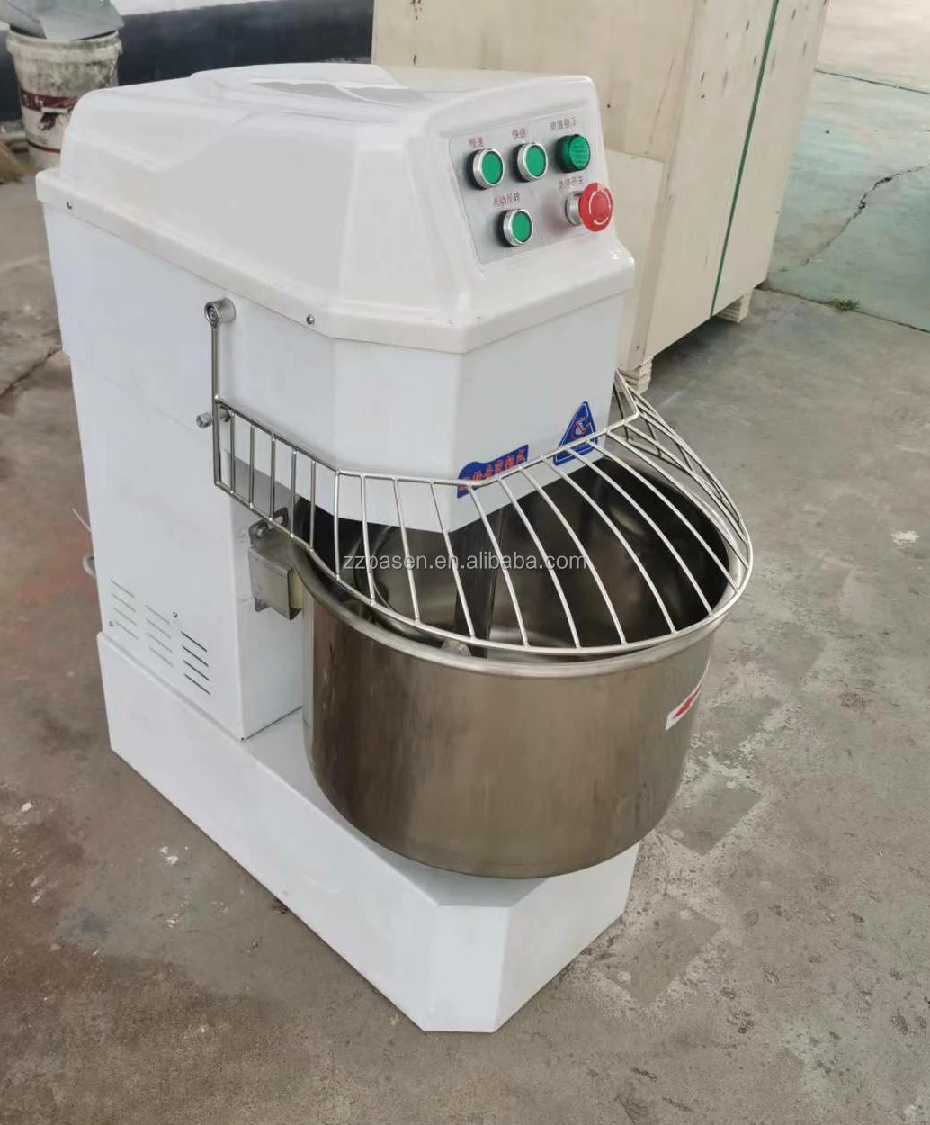 Bread mixing machine bakery 50kg spiral dough mixer