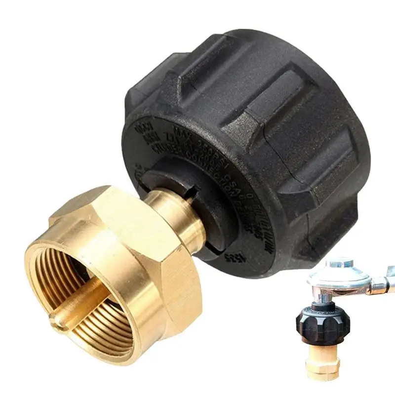 Adaptador de Garrafa de Propano Qcc1 Regulatorpropano Recarga Adaptador se Encaixa Qcc1 Tipo1 Tanque de Propano e lb Cilindro de Descartável