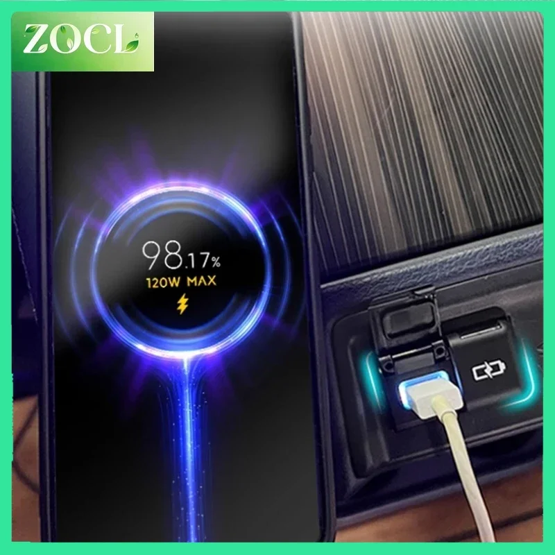 NewFor Toyota Sienna Granvia Fast Charging Module Modified Central Control TypeC To USB Charger Interior Accessories Modificatio