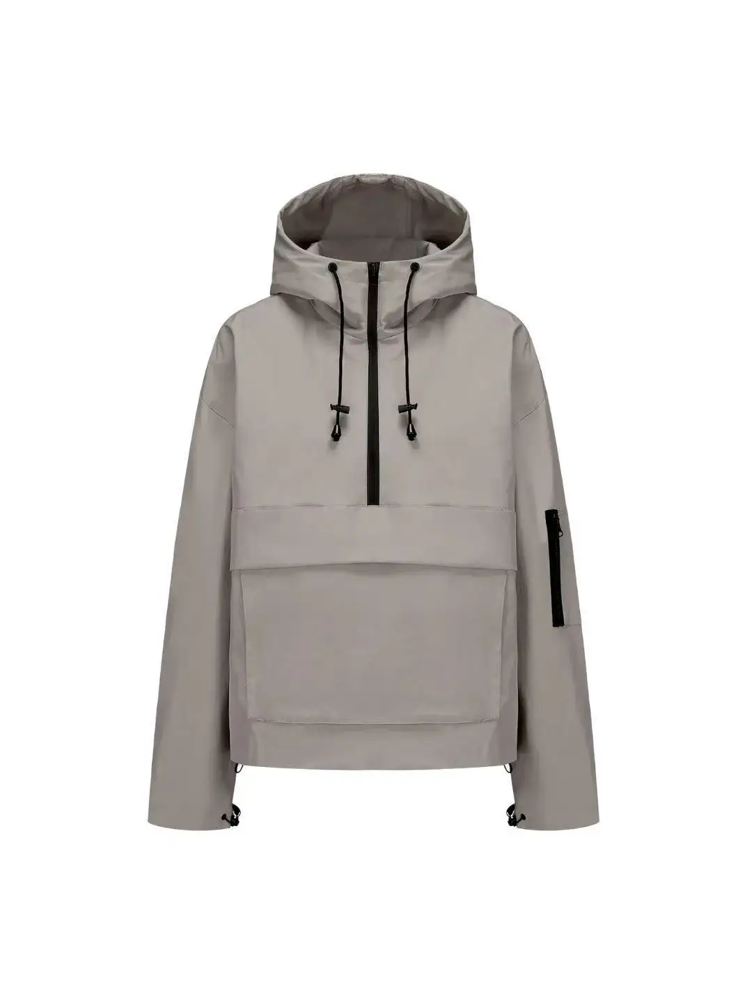 Neuer Damen-Freizeit-Sport-Trenchcoat Frühling Herbst Kapuzen-Parka Oberbekleidung Modischer Damen-Pullover Jumper Anzugjacke mit Reißverschluss – Detail 6