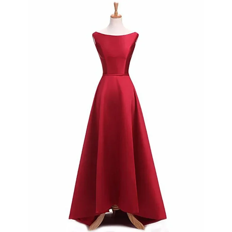 Abiti estivi per gli ospiti da sera lunghi eleganti in raso per le donne 2022 Sexy Host Wedding damigella d'onore Party Ball Gown Maxi vestidos